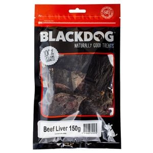 Blackdog 150g Naturally Good Pet/Dog Beef Liver Healthy Treats/Food/Reward