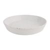 Olympia Cavolo Flat Round Bowls White Speckle 220mm 4 Pack Ceramic Tableware