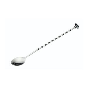 BarCraft Stainless Steel 28cm Mixing Spoon w/ Muddler - Silver