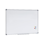 Whiteboard Communicate 1800x900mm Magnetic Alum Frame Pen Tray & 4x COL Magnets Inlcuded