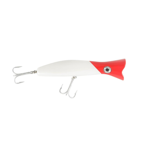 Halco Roosta Popper 160mm Hard Body Topwater Fishing Lure H53  White Redhead
