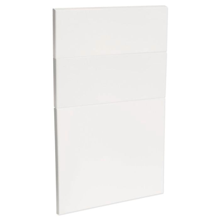 Kaboodle 450mm Egg White Modern 3 Drawer Panels