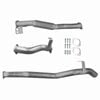 Ignite Exhausts Dpf Back For Toyota Landcruiser 76 Series V8 Wagon 3" With Hotdog Raw Aluminised Steel