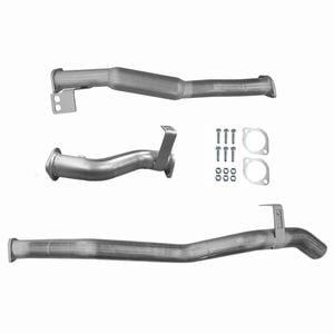 Ignite Exhausts Dpf Back For Toyota Landcruiser 76 Series V8 Wagon 3" With Hotdog Raw Aluminised Steel