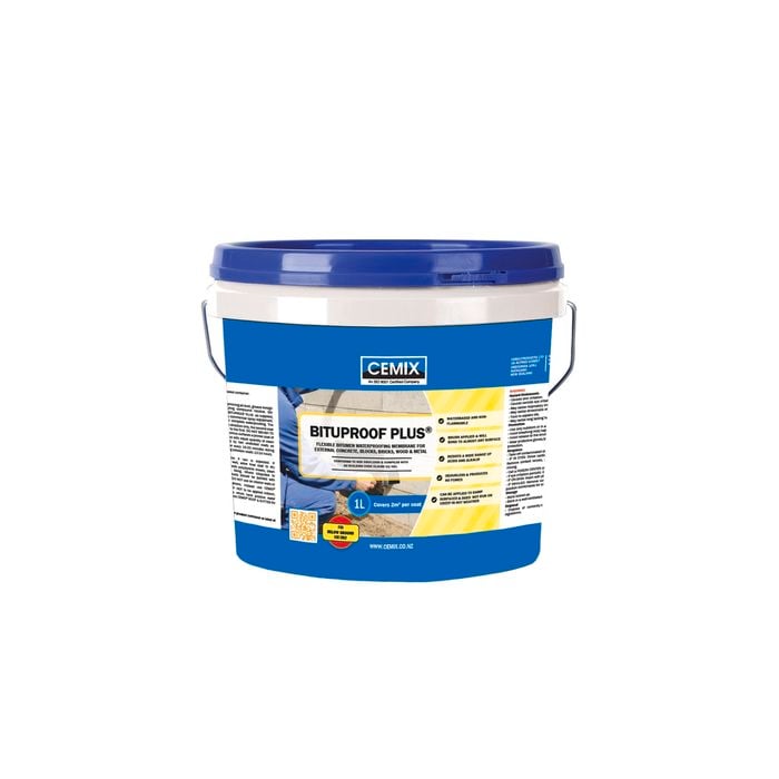 Cemix 1L Bituproof Plus Waterproofing Membrane