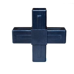 Rapid 85 x 85 x 26mm Black Joiner 4-Way Corner