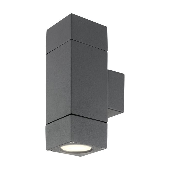 Brilliant Charcoal Ormond Up/Down Exterior Wall Light