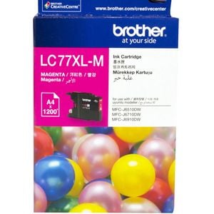 Brother LC77XLM Magenta Ink Cartridge  High Yield for MFC J6510DW Series (1200 Pages)
