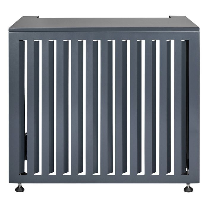 Outdoor Aluminium Vertical Grey Air Conditioning Cover Medium