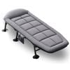 Folding Foldable Portable Camping Bed Cot Recliner Chair Beach Single Outdoor Stretcher - Grey