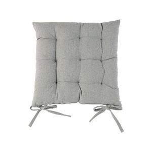 Harbour Housewares Square Dining Chair Seat Cushion - Grey