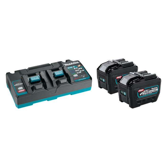 Makita 40V XGT 8.0ah Battery and Charger Starter Pack 1913Y8-9