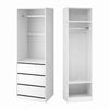 Artiss 2X Wardrobe Clothes Closet Storage Organiser White