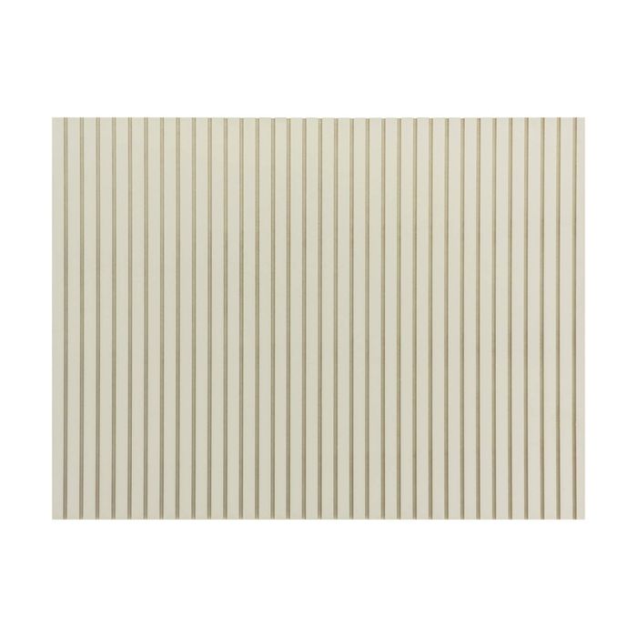 Easycraft Silhouette 12mm 2700x600mm Primed White Channel 25 General Purpose MR MDF E0