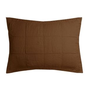 Bambury French Flax Linen Quilted Sham