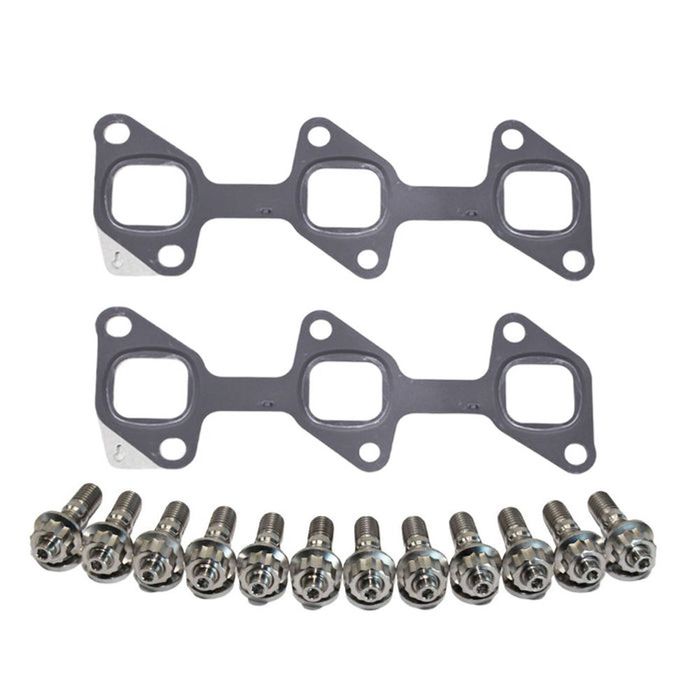Permaseal Exhaust Manifold Titanium Stud & Gasket Kit For Toyota Landcruiser 80 Series HDJ80 1HD-FT 4.2L