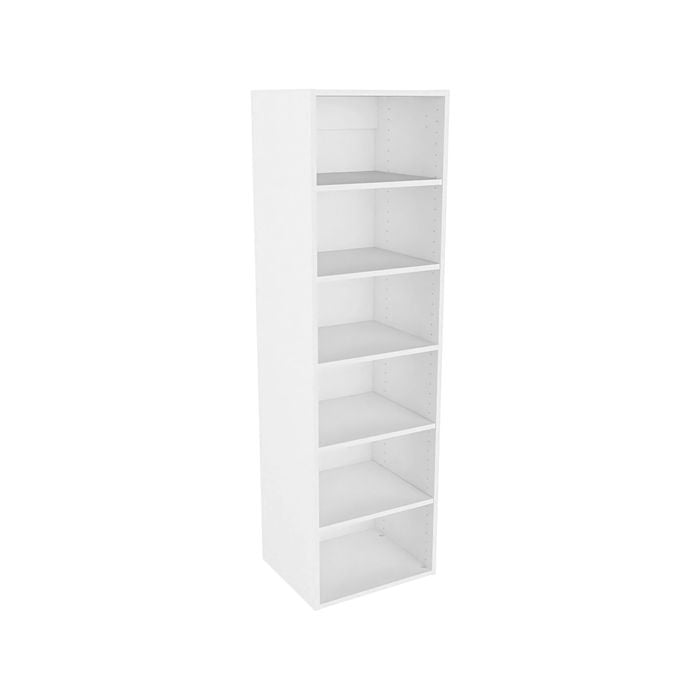Lugna 1536 x 450 x 380mm White 5 Shelf Storage Cabinet