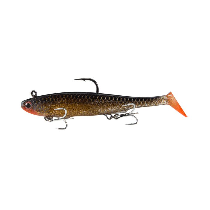 Irukandji Sicario DTF 150mm Rigged Soft Plastic Fishing Lure Ember