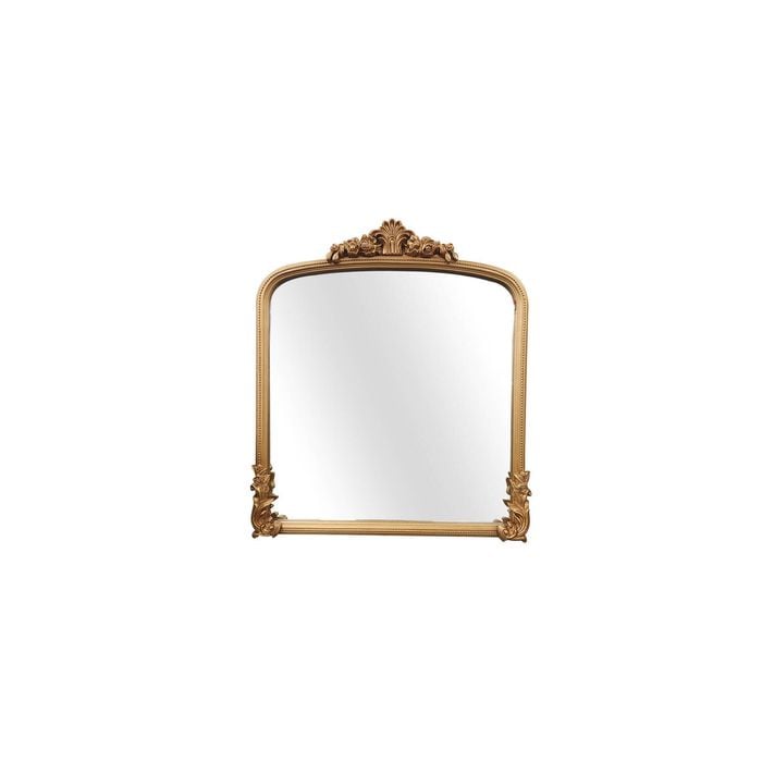 Elegant Collections Gold Small Catherine Lux Mirror