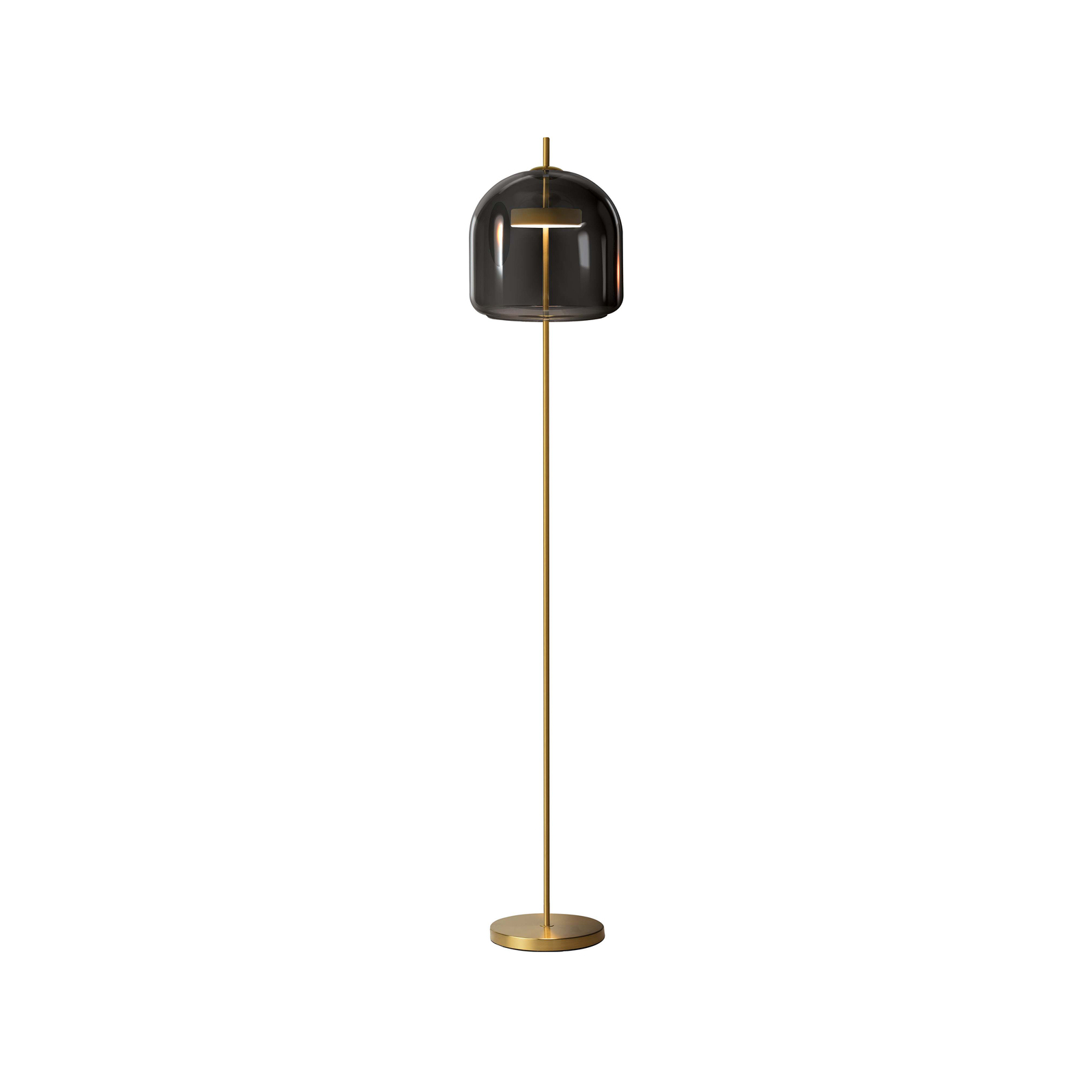 Mirabella Peta Smoke Glass LED Floor Lamp Bunnings Australia
