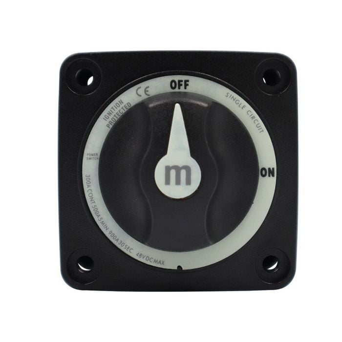 Exotronic 300A Black On Off Battery Switch