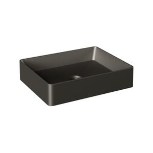 Stein 480 x 370 x 130mm Matte Black Exeter Rectangular Basin