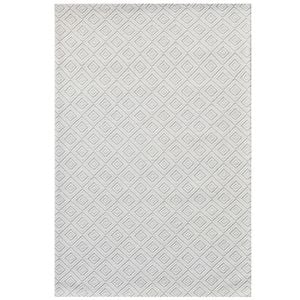 Modern Handwoven Wool Rug-Geo 6349-Ivory-190x280cm