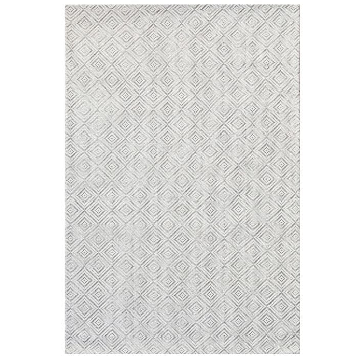 Modern Handwoven Wool Rug-Geo 6349-Ivory-190x280cm