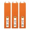 3x Marbig Pp Clearview 4 D-ring 50mm A4 Insert Binder File Paper Organiser Orng