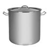 Chef Inox Elite Stockpot With Lid 500x500mm / 98l | Stainless Steel