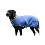 WeatherBeeta 60cm Dark Blue/Grey/White ComFiTec Windbreaker Free Dog Coat