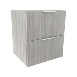 Lugna 512 x 450 x 380mm Mist 2 Drawer Storage Cabinet