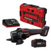 Einhell Pro Brushless 18V 125mm Angle Grinder Paddle Switch Kit With E-Case