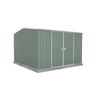 Absco Sheds 3.0 x 3.0 x 2.06m Pale Eucalypt Premier Double Door Garden Shed
