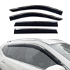 AUSGO Stainless Trim Weather Shields for Nissan X-Trail Xtrail T32 2014-2022 Weathershields Window Visors Wind Deflectors