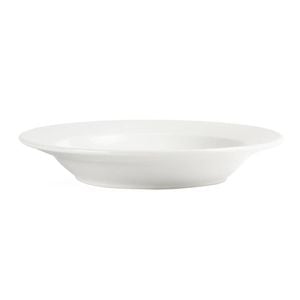 Olympia Deep Plates Whiteware 6 Pack 270mm 430ml Commercial Kitchen Dining Tableware