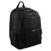 Pierre Cardin 30L Large Padded Backpack Bag w 13" Laptop Sleeve Travel Luggage  Black