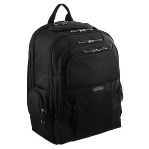Pierre Cardin 30l Large Padded Backpack  W 13" Laptop Sleeve Travel Luggage Black