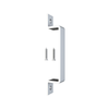 Rolltrak White Matte Barn Door Square Raised Handle