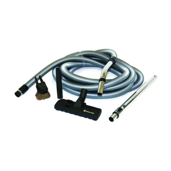 7pc Cleanstar Ducted Vacuum Cleaner Hose & Accessory Kit 32mmx10m Silver