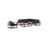 Balmoral Package B Outdoor Aluminium And Teak Lounge Setting With Coffee Table