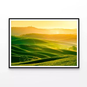Waves Hills with Mountains  Print 100% Australian Made 90x60cm  (Poster)