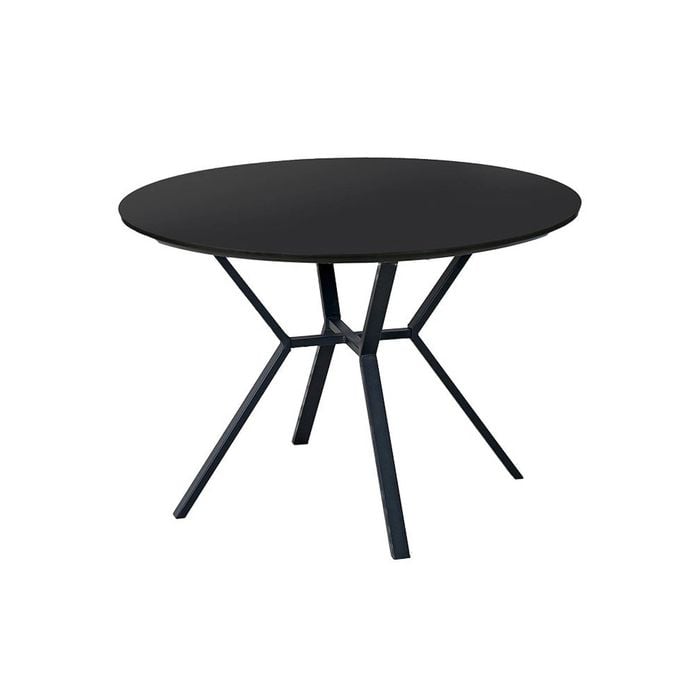 Modern Furniture TANI 110x75cm Round Dining Table - Black