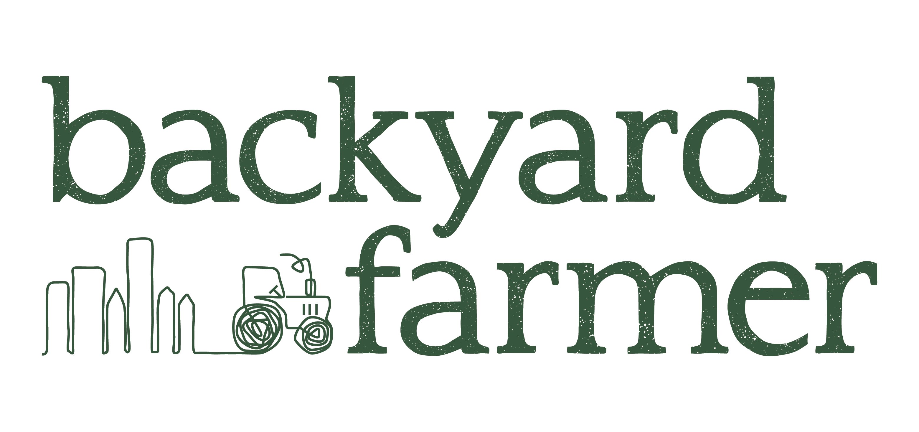 Backyard farmer logo in green textÂ