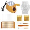 Catzon Chocolate Melting Fondue Removable Pot Candy Butter-yellow
