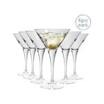 Bormioli Rocco Ypsilon Martini Glass Cocktail Glasses Set - 245ml - Pack of 6