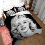3D Black White Marilyn Monroe Quilt Cover Set Bedding Set Duvet Cover Pillowcases SF214