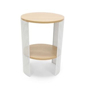 Genex Designs 40 cm White Millie Side Table