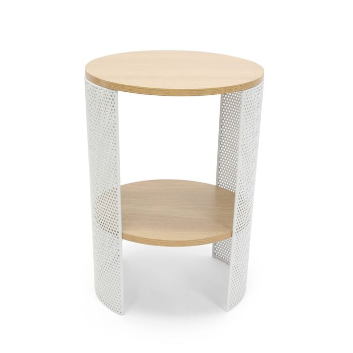 Genex Designs 40 cm White Millie Side Table