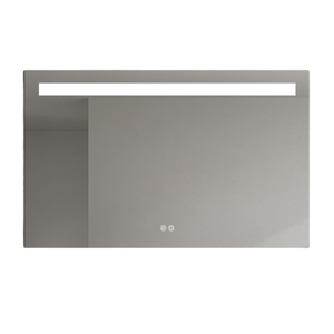 Best World 75 X 120 Frameless Rectangular Top Strip Led Mirror Frosted Frontlit